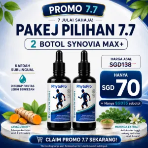 2 Botol Synovia Max+