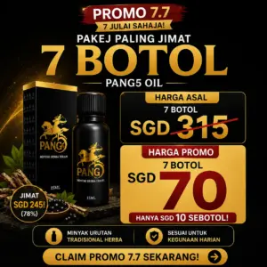 7 Botol Pang5 Aromatheraphy Oil